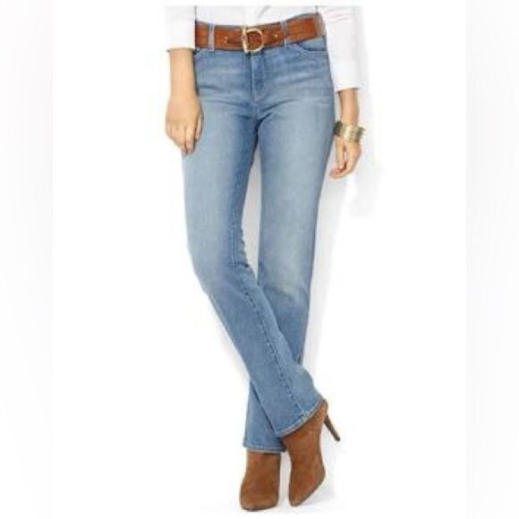 RALPH LAUREN 12 LRL Lauren Jeans Co Unisex Classic Straight Denim Jeans - Picture 10 of 11